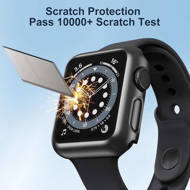 Laptop, Telefoane si Tablete - Wearables si gadgeturi - Wearables - Smartwatch-uri - Husa pentru Apple Watch 1 / 2 / 3 (42mm) + Folie - Techsuit Defense360 Pro - Negru - Infinity.ro