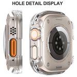 Laptop, Telefoane si Tablete - Wearables si gadgeturi - Wearables - Smartwatch-uri - Husa pentru Apple Watch Ultra / Ultra 2 + Folie - Techsuit Defense360 Pro - Transparent - Infinity.ro
