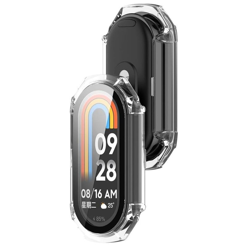 Laptop, Telefoane si Tablete - Wearables si gadgeturi - Wearables - Smartwatch-uri - Husa pentru Xiaomi Mi Band 9 / 9 NFC + Folie - Techsuit Defense360 Pro - Transparent - Infinity.ro