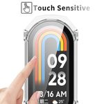 Laptop, Telefoane si Tablete - Wearables si gadgeturi - Wearables - Smartwatch-uri - Husa pentru Xiaomi Mi Band 9 / 9 NFC + Folie - Techsuit Defense360 Pro - Transparent - Infinity.ro
