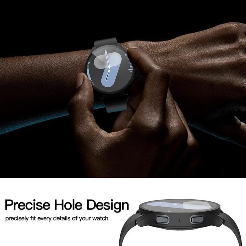 Laptop, Telefoane si Tablete - Wearables si gadgeturi - Wearables - Smartwatch-uri - Husa pentru Samsung Galaxy Watch7A (40mm) + Folie - Techsuit Defense360 Pro - Negru - Infinity.ro