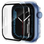 Laptop, Telefoane si Tablete - Wearables si gadgeturi - Wearables - Smartwatch-uri - Husa pentru Apple Watch 7 (41mm) + Folie - Techsuit Defense360 Pro - Transparent - Infinity.ro