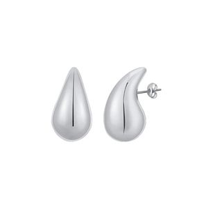 Cercei de dama, Vaxiuja, Inox, 3x1.8 cm, Argintiu