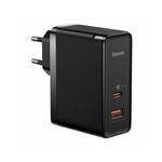 Laptop, Telefoane si Tablete - Telefoane mobile si accesorii - Accesorii Telefoane - Incarcatoare telefoane - Incarcator EU 2in1, 100W, Cablu Type-C, 1m - Baseus GaN5 Pro (CCGP090201) - Negru - Infinity.ro