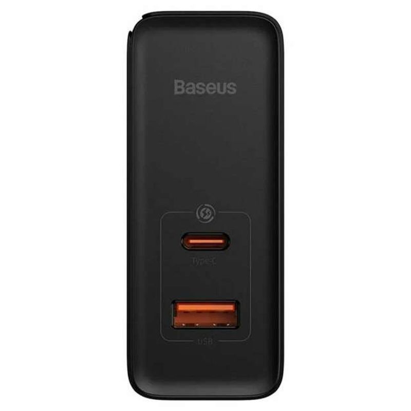 Laptop, Telefoane si Tablete - Telefoane mobile si accesorii - Accesorii Telefoane - Incarcatoare telefoane - Incarcator EU 2in1, 100W, Cablu Type-C, 1m - Baseus GaN5 Pro (CCGP090201) - Negru - Infinity.ro