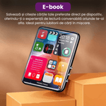 TV, Audio-Video si Foto - Portabile audio - Media Playere - Player MP3/MP4/E-Book cu touchscreen, Proiectinno, X6, 4GB, ecran 2.4 inch, Bluetooth 5.0, sunet HIFI, autonomie 40 ore - Infinity.ro