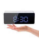 Casa si Gradina - Decoratiuni - Ceasuri - Ceas Digital Led cu Oglinda MRG M1162, Termometru, Afisaj Albastru - Infinity.ro