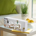 Casa si Gradina - Decoratiuni - Ceasuri - Ceas Digital Led cu Oglinda MRG M1162, De Birou, Termometru, Afisaj Alb - Infinity.ro