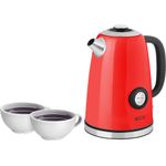 Electronice si Electrocasnice - Electrocasnice bucatarie - Preparare bauturi - Fierbatoare de apa - Fierbator electric ECG RK 1700 Magnifica Corsa, 1.7 litri, 2200 W, otel inoxidabil, indicator temperatura - Infinity.ro