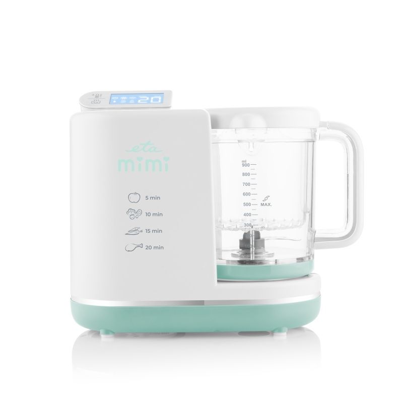 Electronice si Electrocasnice - Electrocasnice bucatarie - Aparate de gatit & desert - Aparate de gatit cu aburi - Aparat de gatit cu aburi pentru bebelusi 6 in 1 ETA MIMI 4306 90000, 700 W,  0.9 litri, tritan fara BPA, LCD - Infinity.ro