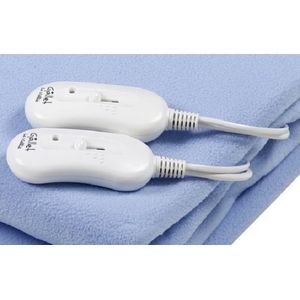 Patura cu incalzire electrica GALLET CCH160, 160X140 cm, 2x60W, bleu