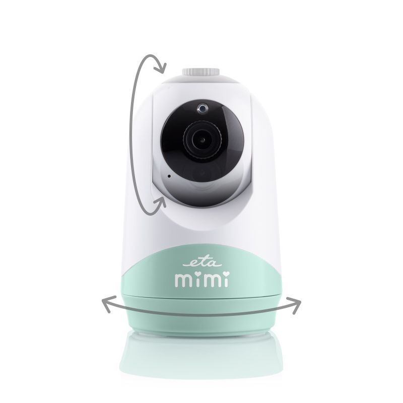 Casa si Gradina - Mobilier - Mobilier copii - Monitoare video copii - Baby Monitor ETA MIMI 5306 90000, ecran LCD 5.0'' TFT, Audio-Video wireless, ZOOM 2x, camera rotativa - Infinity.ro