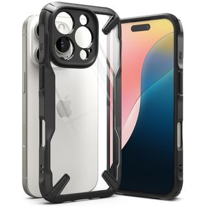 Husa pentru iPhone 16 Pro Max, ru iPhone 16 Pro Max - Ringke Fusion X, K30, Policarbonat, Black