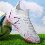 Sport si Outdoor - Echipament Sportiv - Incaltaminte sport - Pantofi sport - Ghete de fotbal MBrands, 8.3 cu glezna pentru teren sintetic, culoare alb 36 - Infinity.ro