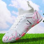 Sport si Outdoor - Echipament Sportiv - Incaltaminte sport - Pantofi sport - Ghete de fotbal MBrands, 8.3 cu glezna pentru teren sintetic, culoare alb 36 - Infinity.ro