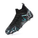 Sport si Outdoor - Echipament Sportiv - Incaltaminte sport - Pantofi sport - Ghete de fotbal MBrands, 8.3 cu glezna crampoane, culoare negru 43 - Infinity.ro