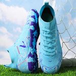 Sport si Outdoor - Echipament Sportiv - Incaltaminte sport - Pantofi sport - Ghete de fotbal MBrands, 8.3 cu glezna pentru teren sintetic, culoare turcoaz 36 - Infinity.ro