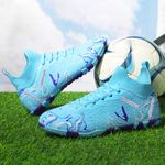 Sport si Outdoor - Echipament Sportiv - Incaltaminte sport - Pantofi sport - Ghete de fotbal MBrands, 8.3 cu glezna pentru teren sintetic, culoare turcoaz 36 - Infinity.ro