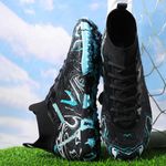 Sport si Outdoor - Echipament Sportiv - Incaltaminte sport - Pantofi sport - Ghete de fotbal MBrands, 8.3 cu glezna pentru teren sintetic, culoare negru 40 - Infinity.ro