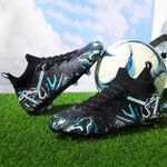 Sport si Outdoor - Echipament Sportiv - Incaltaminte sport - Pantofi sport - Ghete de fotbal MBrands, 8.3 cu glezna crampoane, culoare negru 43 - Infinity.ro