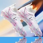 Sport si Outdoor - Echipament Sportiv - Incaltaminte sport - Pantofi sport - Ghete de fotbal MBrands, 8.3 cu glezna crampoane, culoarea alb 37 - Infinity.ro