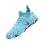 Sport si Outdoor - Echipament Sportiv - Incaltaminte sport - Pantofi sport - Ghete de fotbal MBrands, 8.3 cu glezna pentru teren sintetic, culoare turcoaz 36 - Infinity.ro