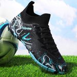 Sport si Outdoor - Echipament Sportiv - Incaltaminte sport - Pantofi sport - Ghete de fotbal MBrands, 8.3 cu glezna pentru teren sintetic, culoare negru 40 - Infinity.ro