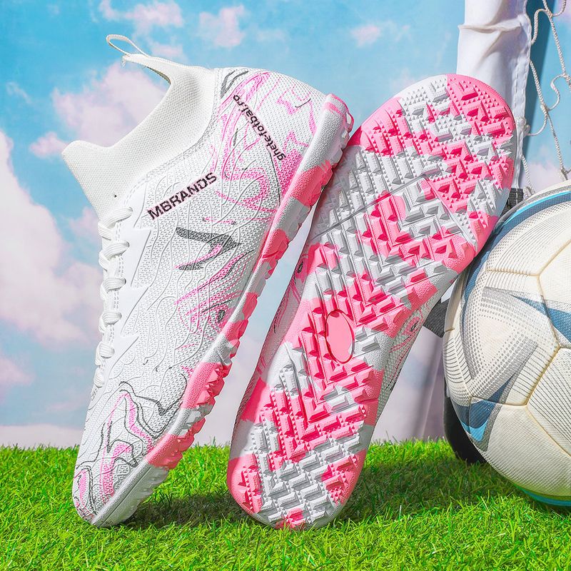 Sport si Outdoor - Echipament Sportiv - Incaltaminte sport - Pantofi sport - Ghete de fotbal MBrands, 8.3 cu glezna pentru teren sintetic, culoare alb 39 - Infinity.ro