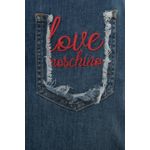 Fashion, accesorii si bijuterii - Femei - Imbracaminte femei - Rochii femei - Rochie din denim Love Moschino WVJ9101, S INTL, Denim - Infinity.ro