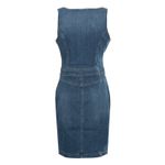 Fashion, accesorii si bijuterii - Femei - Imbracaminte femei - Rochii femei - Rochie din denim Love Moschino WVJ9101, S INTL, Denim - Infinity.ro