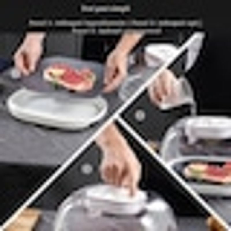 Casa si Gradina - Bucatarie si vesela - Organizare si depozitare bucatarie - Cutii alimentare - Caserola dezghetare rapida a alimentelor 360°, Tehnologie atomizare, Capacitate mare, Incarcare USB - Infinity.ro