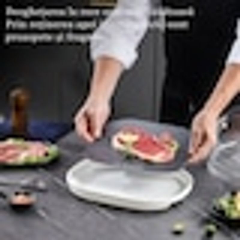Casa si Gradina - Bucatarie si vesela - Organizare si depozitare bucatarie - Cutii alimentare - Caserola dezghetare rapida a alimentelor 360°, Tehnologie atomizare, Capacitate mare, Incarcare USB - Infinity.ro