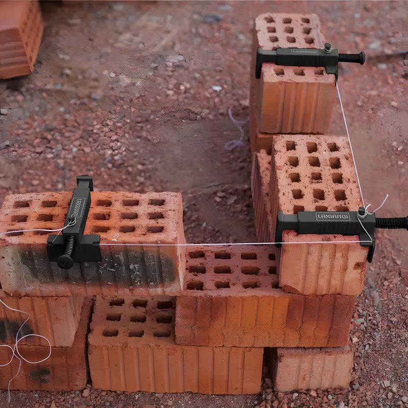 Casa si Gradina - Constructii - Scule de mana si unelte - Accesorii scule de mana - Set 2 suporti HAWIRE GJ42 pentru prindere si aliniere sfoara zidarie - Infinity.ro