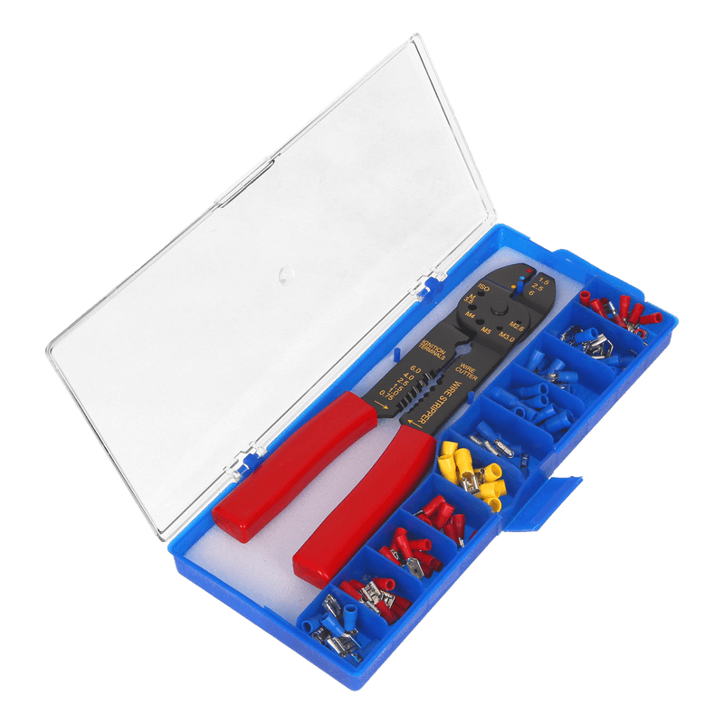 Casa si Gradina - Constructii - Scule de mana si unelte - Accesorii scule de mana - Set cleste dezizolat/taiat/sertizat cablu plus papuci izolatie ORNO OR-AE-13136, multicolor - Infinity.ro