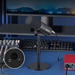 TV, Audio-Video si Foto - Audio profesionale - Stative - Stand Profesional pentru microfon de birou, CR-G® SP1, Telescopic, Baza stabila, Otel, Abs, Inaltime 21 cm, Negru - Infinity.ro