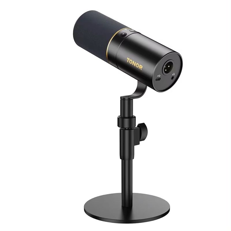 TV, Audio-Video si Foto - Audio profesionale - Stative - Stand Profesional pentru microfon de birou, CR-G® SP1, Telescopic, Baza stabila, Otel, Abs, Inaltime 21 cm, Negru - Infinity.ro