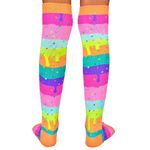 Fashion, accesorii si bijuterii - Copii - Lenjerie si pijamale copii - Sosete si dresuri copii - Sosete lungi colorate Madmia pentru fete Ice-cream toddler 3-5 ani - Infinity.ro