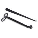 Casa si Gradina - Decoratiuni - Aromaterapie si lumanari - Lumanari si candele - Set lumanare parfumata Coniac si praline, suport lumanare, accesoriu elegant pentru stins lumanarea si foarfeca - Infinity.ro