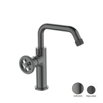 Casa si Gradina - Sanitare - Lavoar baie si accesorii - Baterii sanitare - Baterie lavoar inalta cu pipa mobila Laveo MURO, grafit periat - Infinity.ro