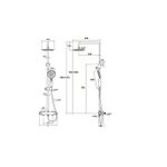 Casa si Gradina - Sanitare - Cazi si cabine de dus - Coloane si seturi de dus - Coloana cu baterie de dus - Infinity.ro