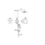 Casa si Gradina - Sanitare - Lavoar baie si accesorii - Baterii sanitare - Baterie termostatica incastrata pentru dus, negru - Infinity.ro