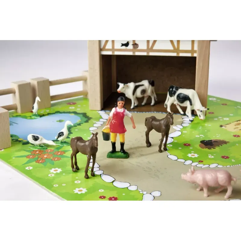 Jucarii, Copii si Bebe - Jucarii si jocuri - Jucarii & jocuri educative - Jucarii interactive - Ferma cu figurine si accesorii de jucarie - Infinity.ro