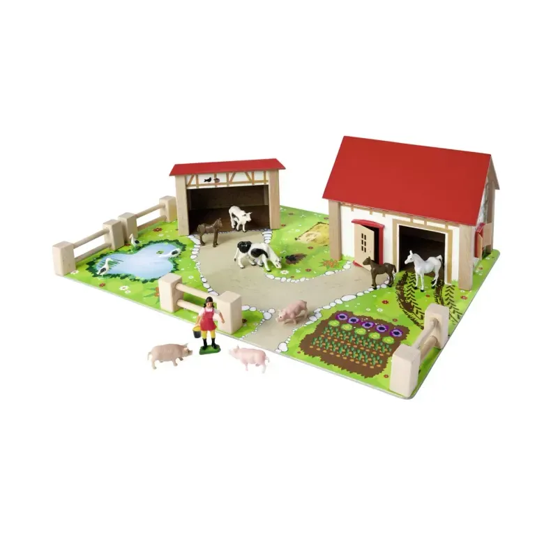 Jucarii, Copii si Bebe - Jucarii si jocuri - Jucarii & jocuri educative - Jucarii interactive - Ferma cu figurine si accesorii de jucarie - Infinity.ro