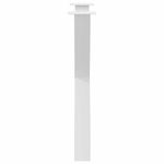 Casa si Gradina - Mobilier - Feronerie si accesorii mobila - Picioare de masa in forma de X 3 buc alb 70x(72-73) cm otel - Infinity.ro