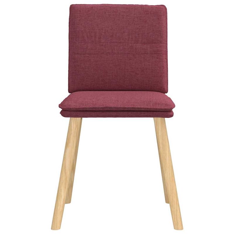 Casa si Gradina - Mobilier - Scaune si fotolii - Scaune - Scaune de bucatarie pivotante, 6 buc., rosu vin, textil - Infinity.ro