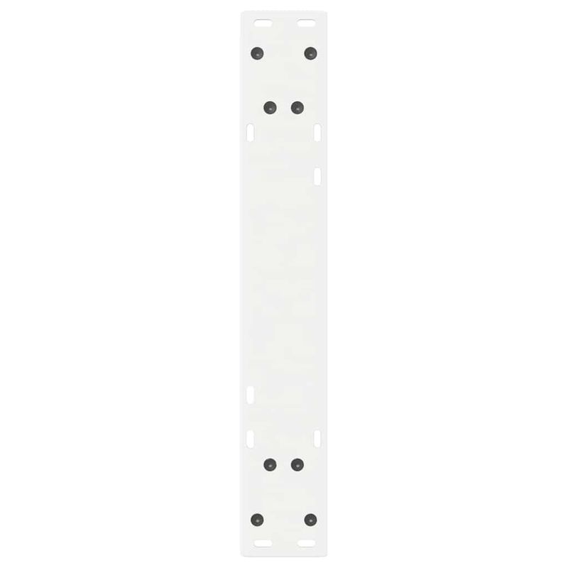 Casa si Gradina - Mobilier - Feronerie si accesorii mobila - Picioare de masa 2 buc Alb 50x(72-73,3) cm Otel - Infinity.ro