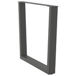 Casa si Gradina - Mobilier - Feronerie si accesorii mobila - Picioare pentru masa in forma de V 2 buc Antracit Otel - Infinity.ro