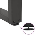 Casa si Gradina - Mobilier - Feronerie si accesorii mobila - Picioare pentru masa in forma de V 2 buc Antracit Otel - Infinity.ro