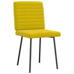 Casa si Gradina - Mobilier - Scaune si fotolii - Scaune - Scaune de sufragerie, 4 buc., galben, catifea - Infinity.ro
