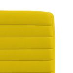 Casa si Gradina - Mobilier - Scaune si fotolii - Scaune - Scaune de sufragerie, 4 buc., galben, catifea - Infinity.ro